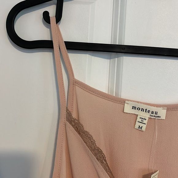 Casual Peach mid length dress size M NWT - Picture 5 of 8